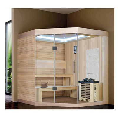 Vakkert kommersiell badstuerom